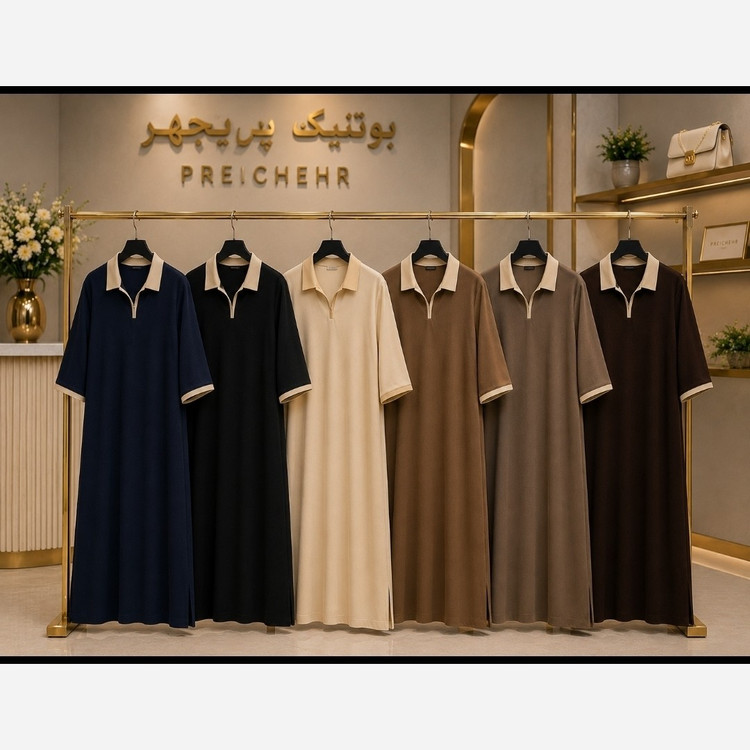 کفتان پولو یقه شکاری polo پارچه مازراتی
